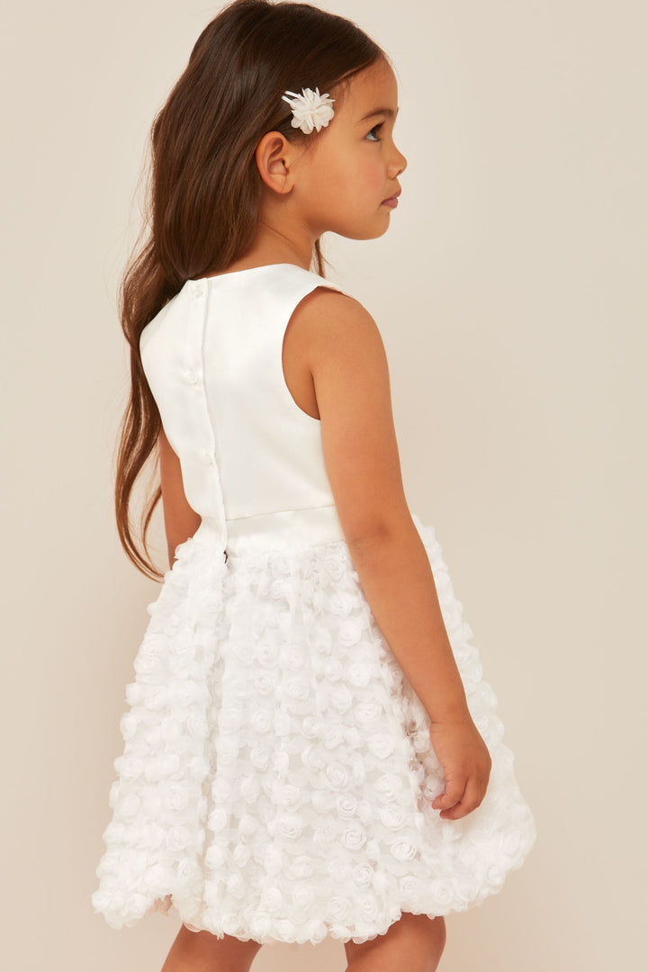 Lipsy flower dress in white