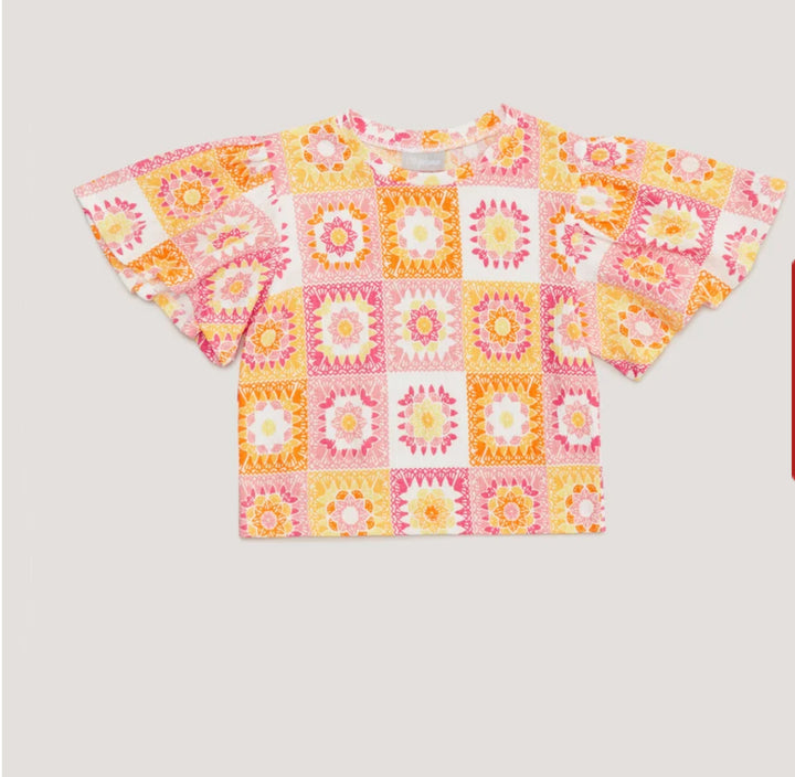 Girls crinkle top