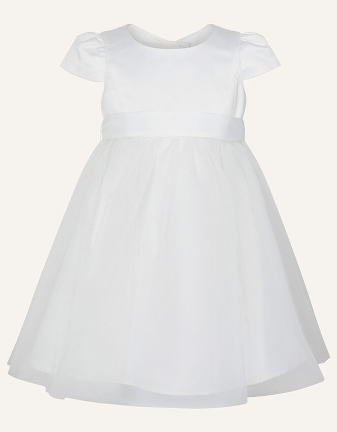 Monsoon baby dress in ivory