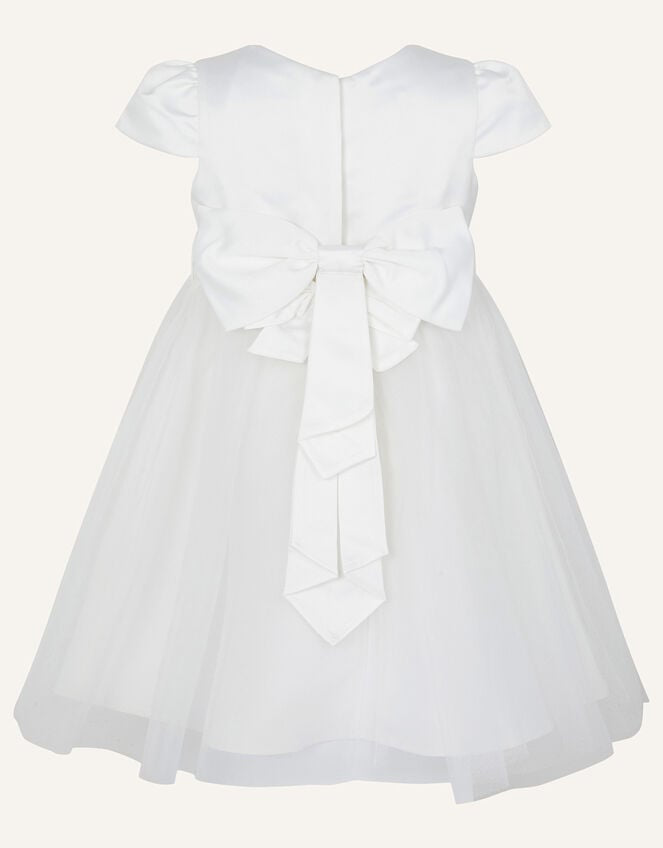 Monsoon baby dress in ivory