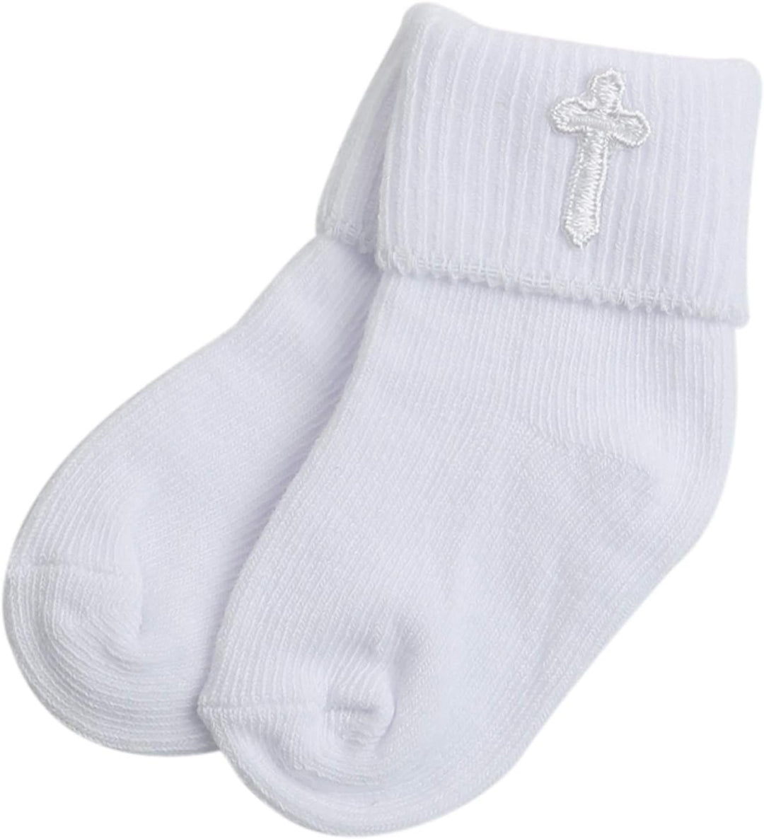 Infant socks with cross