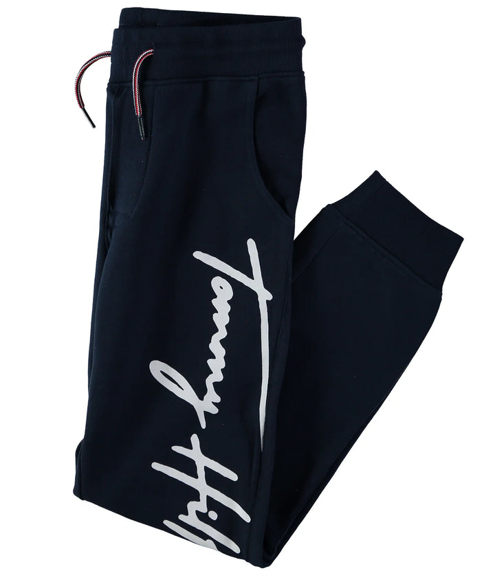 Tommy Hilfiger silver print joggers