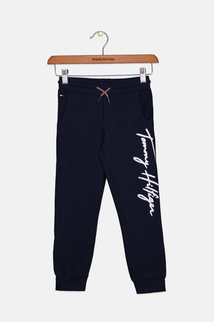 Tommy Hilfiger silver print joggers