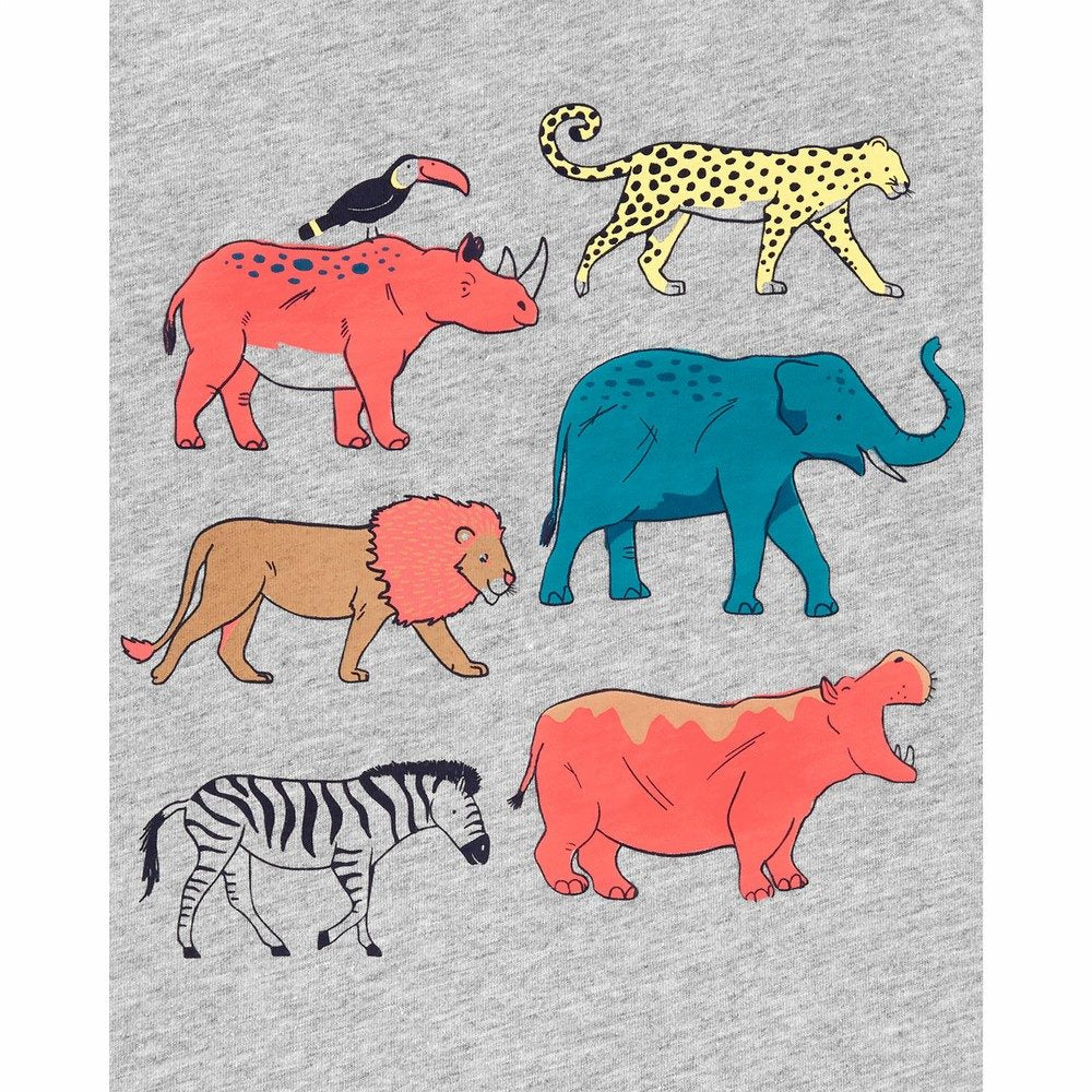 Carters animals jersey tee