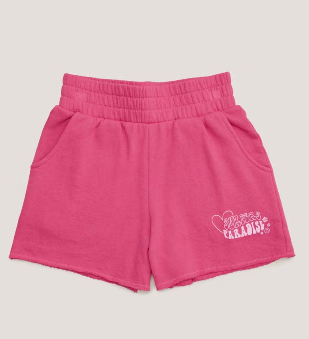 Girls pink boxer shorts