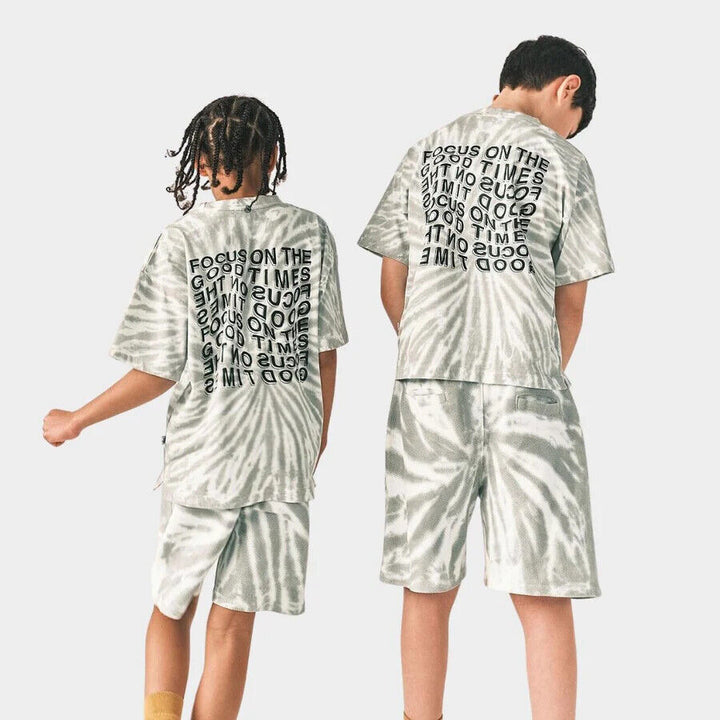 George boys tie dye 2pcs set