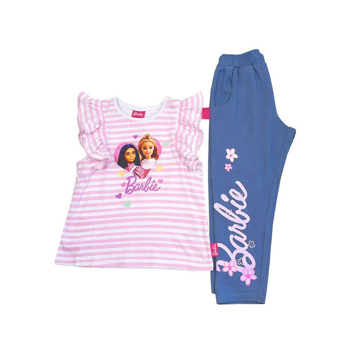 Barbie 3piece jacket, leggings and frilly t-shirt