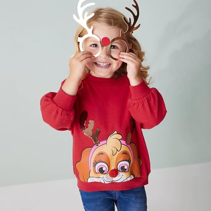 Next Pawpatrol skye with sequin antlers girls