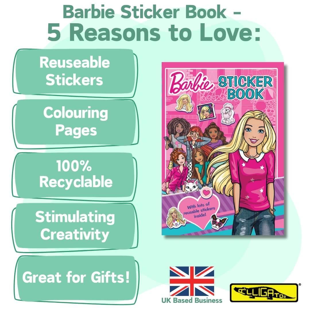 Barbie Coloring Sticker book