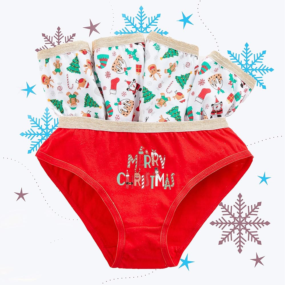 Christmas girls design panties