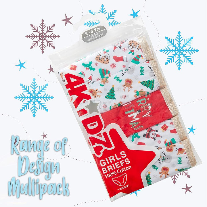 Christmas girls design panties