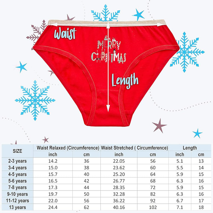 Christmas girls design panties