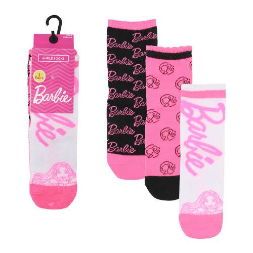 Original Barbie 3pks ankle socks