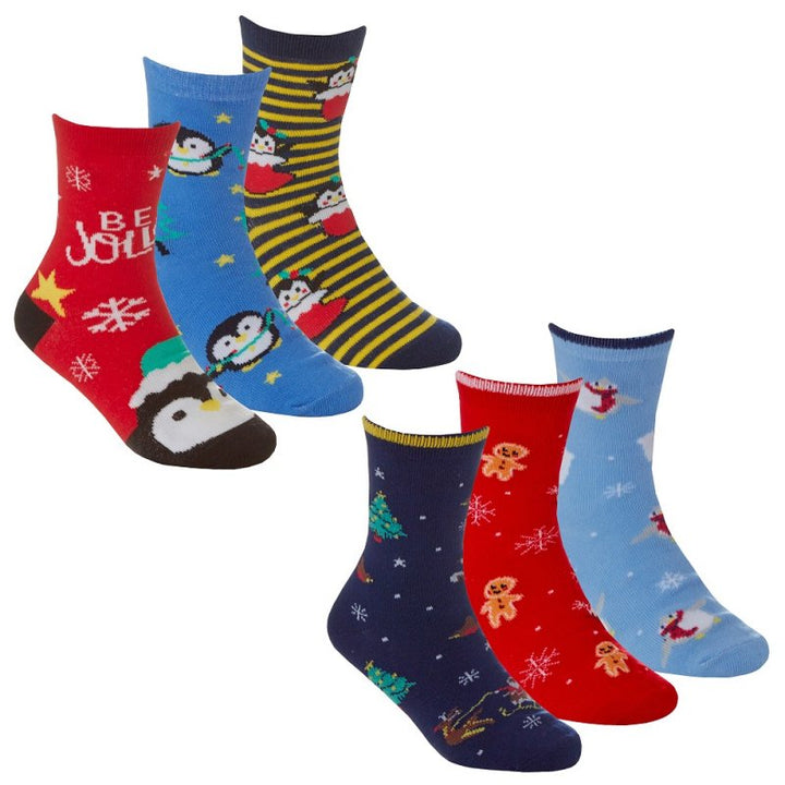 Christmas themed novelty socks