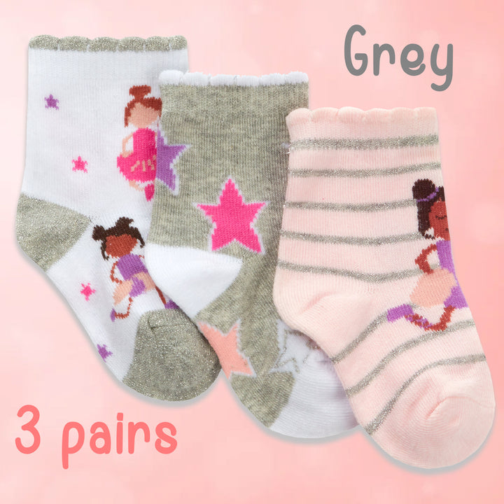 Ballerina 3pks socks for girls ii