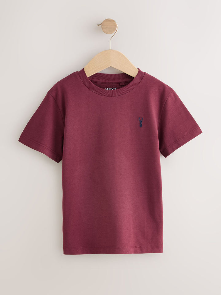 NEXT short sleeve stag embroidered t-shirt 3 pcs