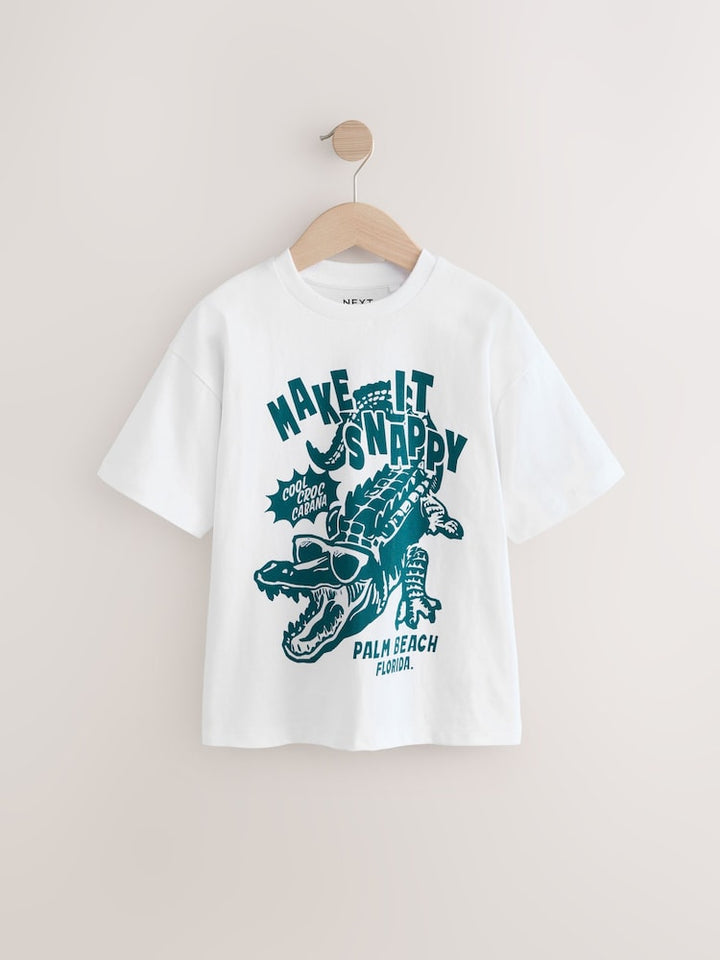 Next Relaxed Fit short sleeve graphic tee