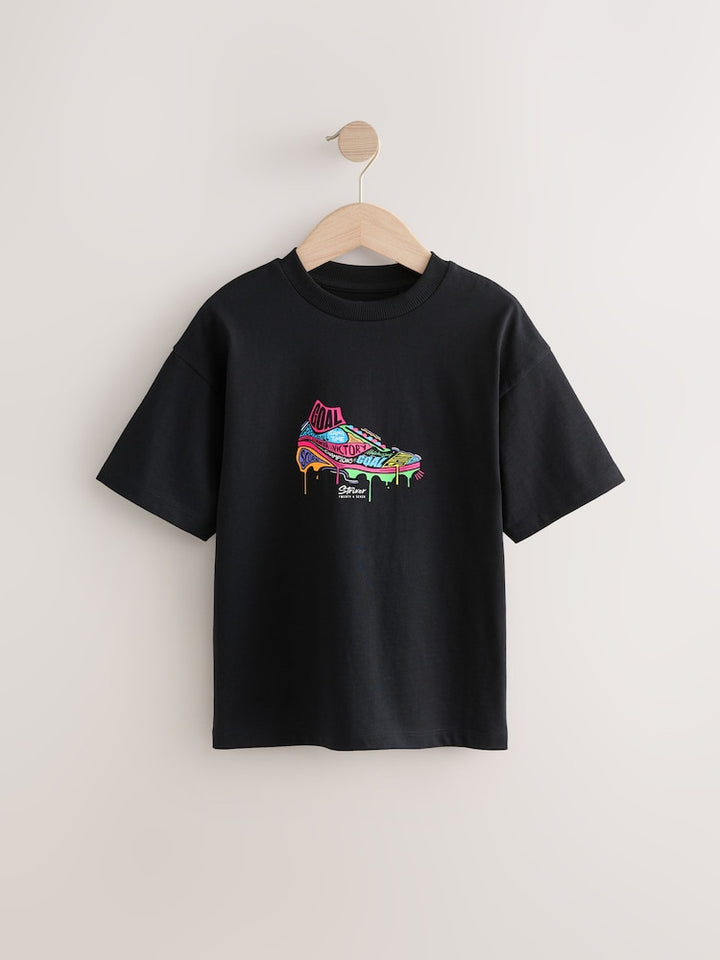 Next football boot relaxed fit graphic tee