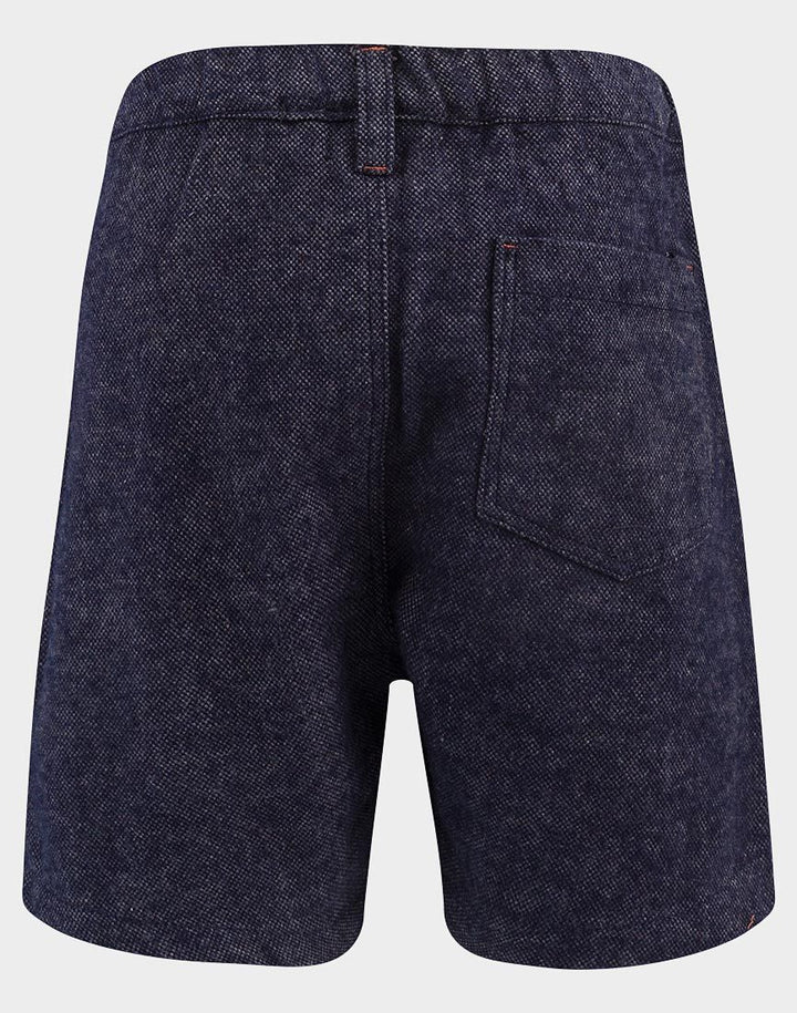 Blue brushed shorts for boys